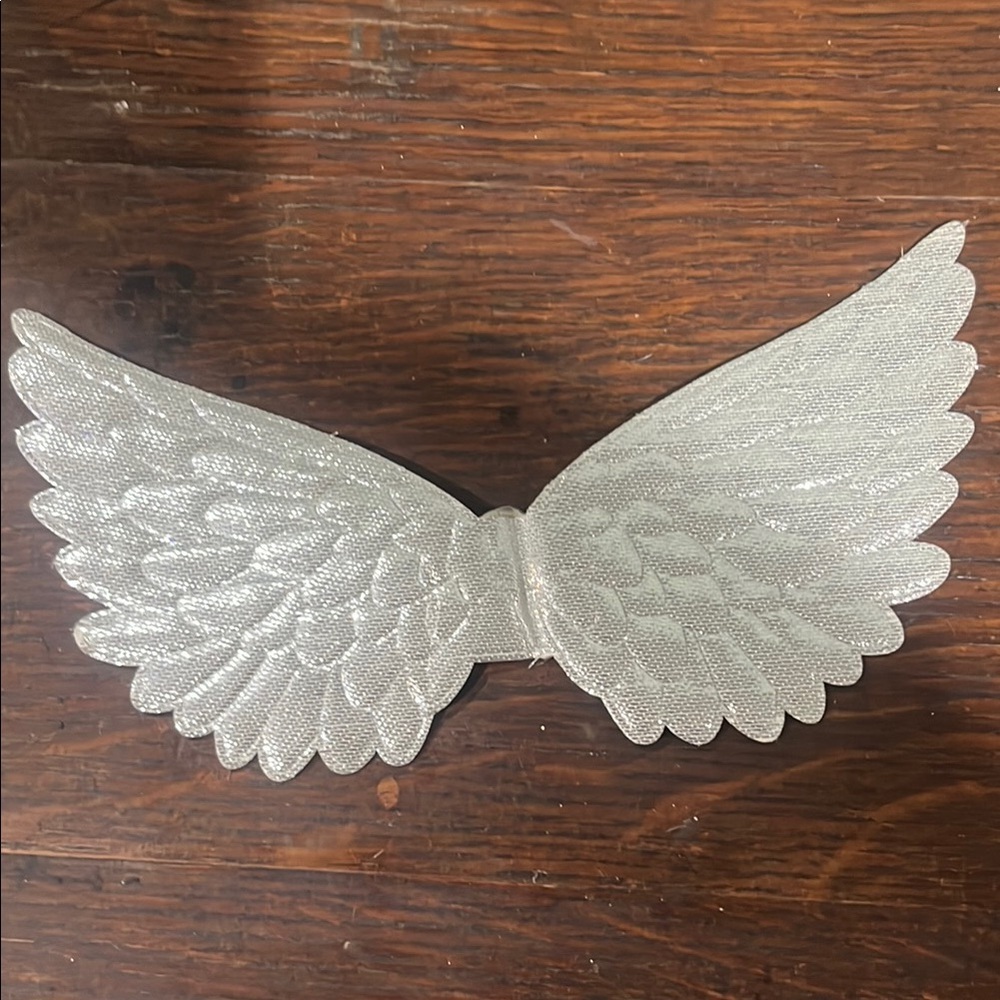6/$25 Silver Angel Wing Patch - Picture 2 of 2
